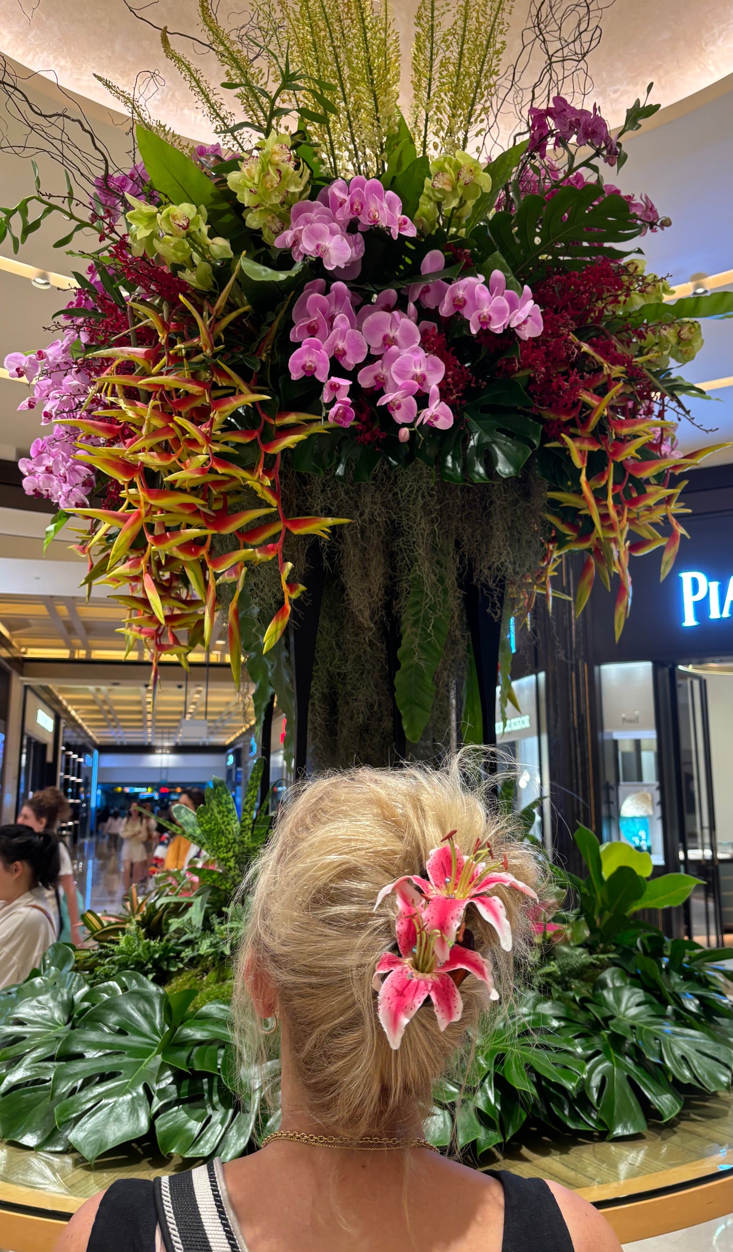 Karin's Garden Ophelia Yellow 4" Tiger Lily French Jaw Clip. Hair Clip. Flower Hair Accessory. Made in the USA. Life Like Lilies