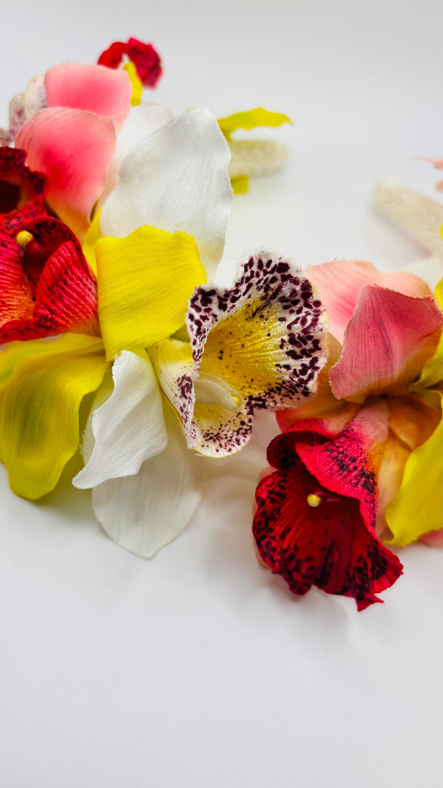 Chloe Vanda Orchid Couture Headband, 1" Comfort Fit – Handmade