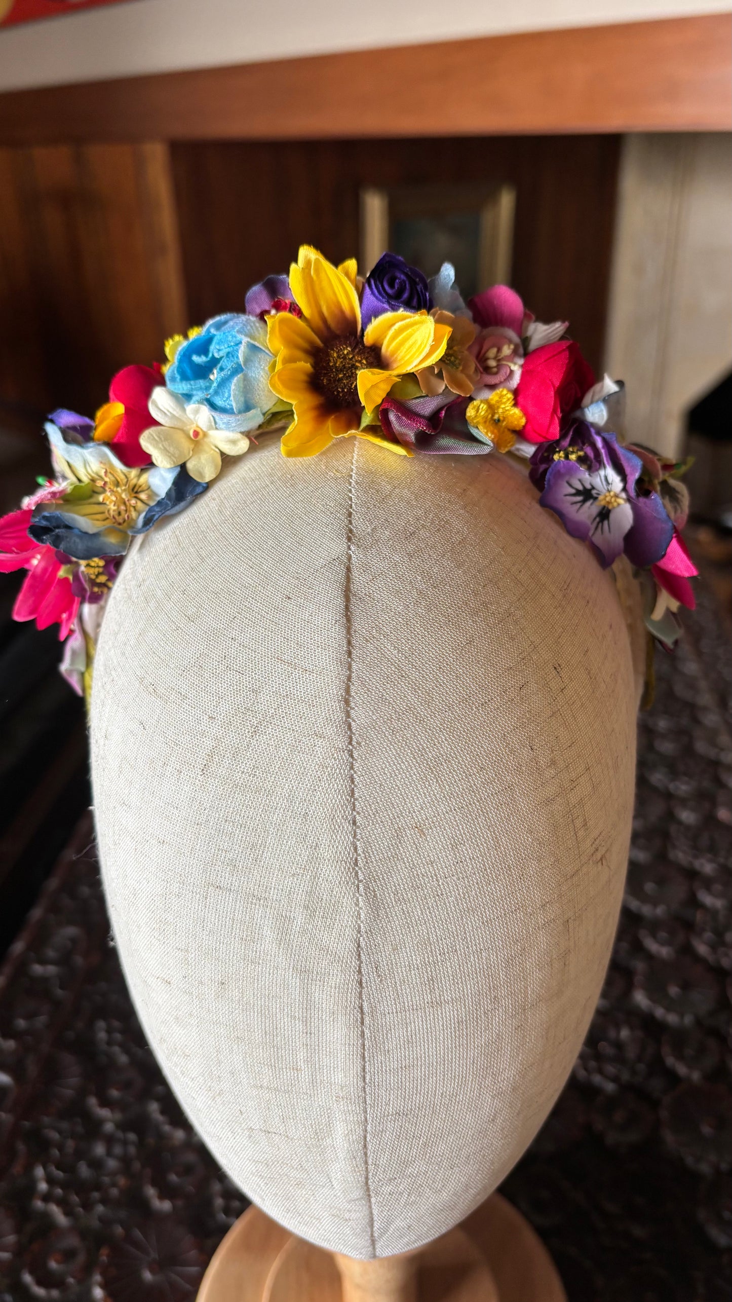 Mar-a-Lago Club One-of-a-Kind Multicolour Floral Headband, 1"