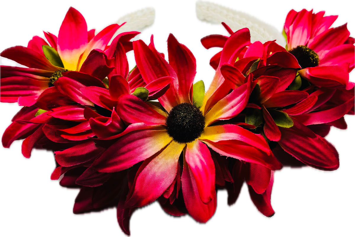Drew's Daisies Pink Comfort Fit Headband, 1" – Handmade