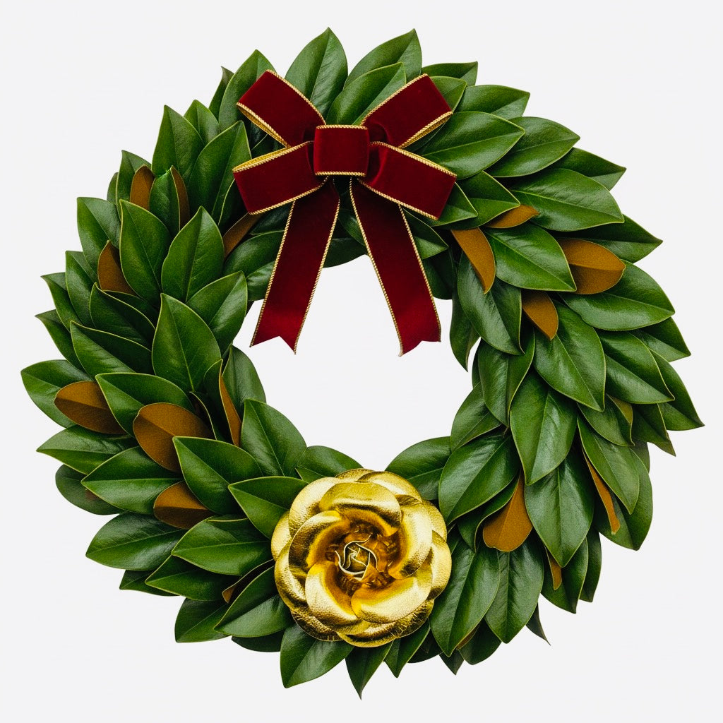 “Bunny” Gold 4” Leather Rose Pin & Clip Handmade in the USA With Love