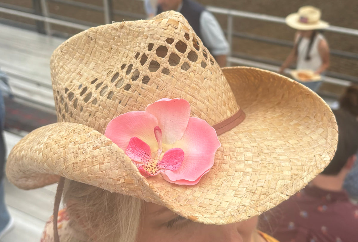 Stella Pink Phalaenopsis Orchid Hair Clip – Handmade