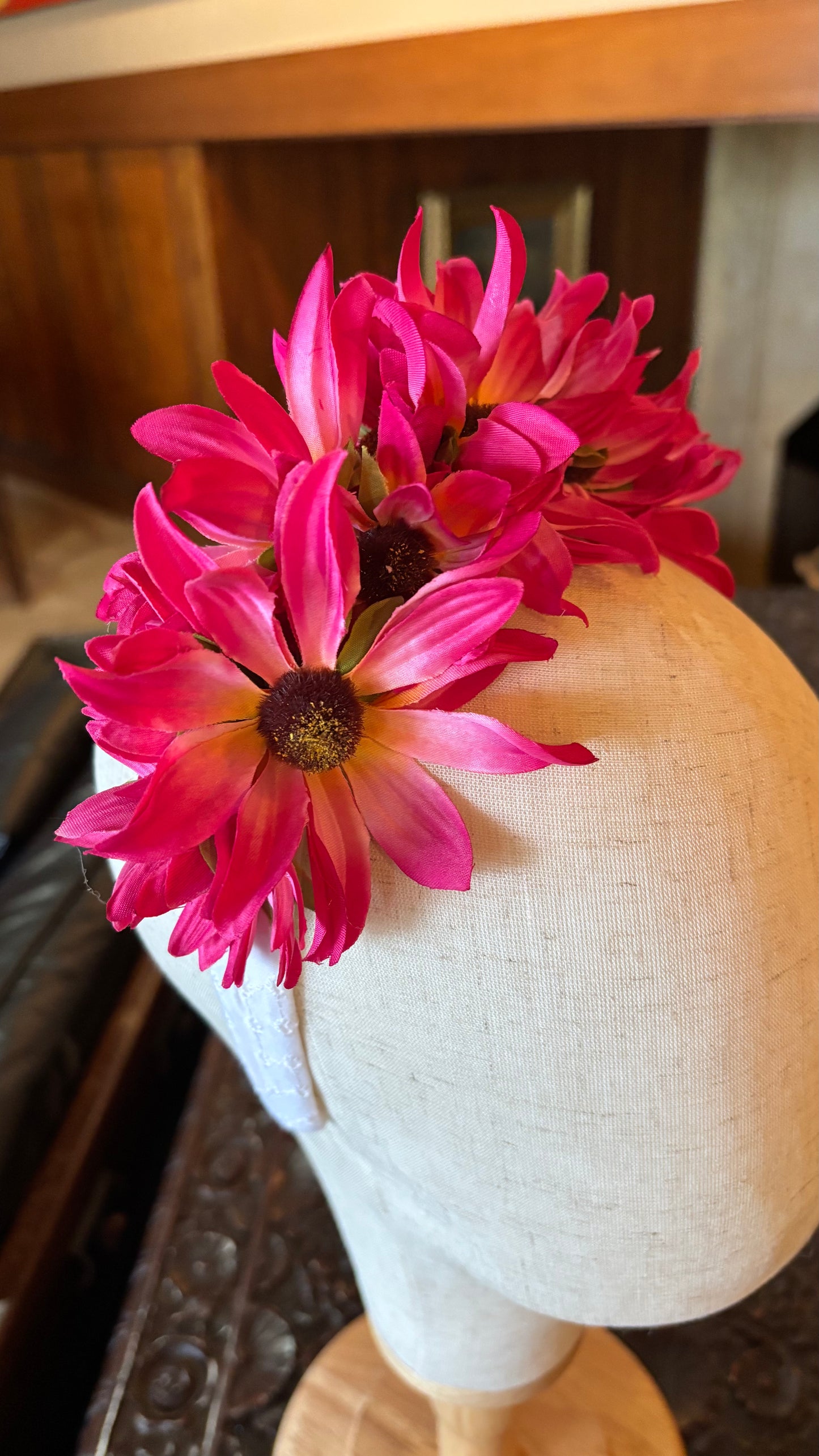 Drew's Daisies Pink Comfort Fit Headband, 1" – Handmade