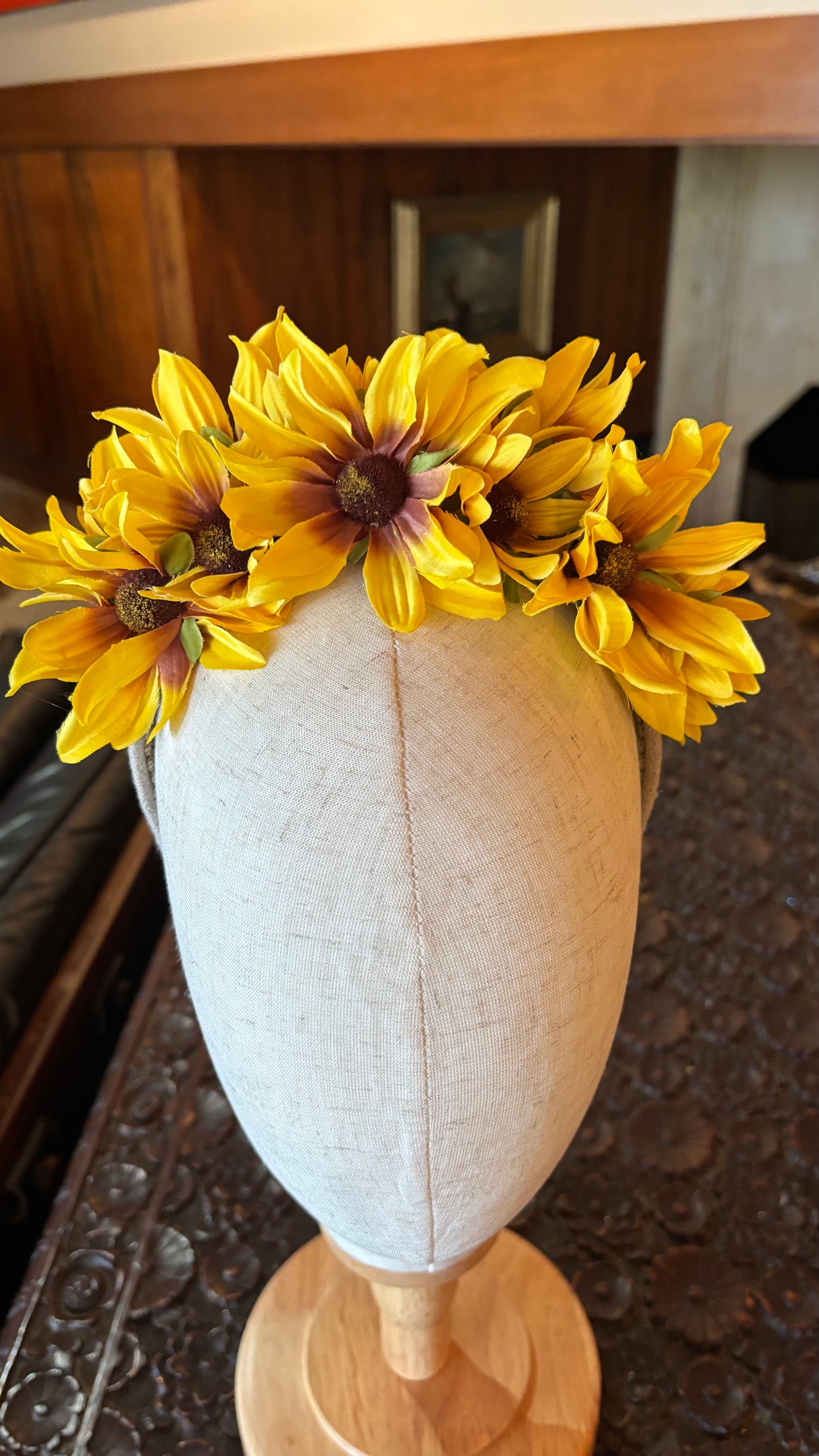 Drew's Daisies Yellow Black-Eyed Susan Headband, 1" – Handmade