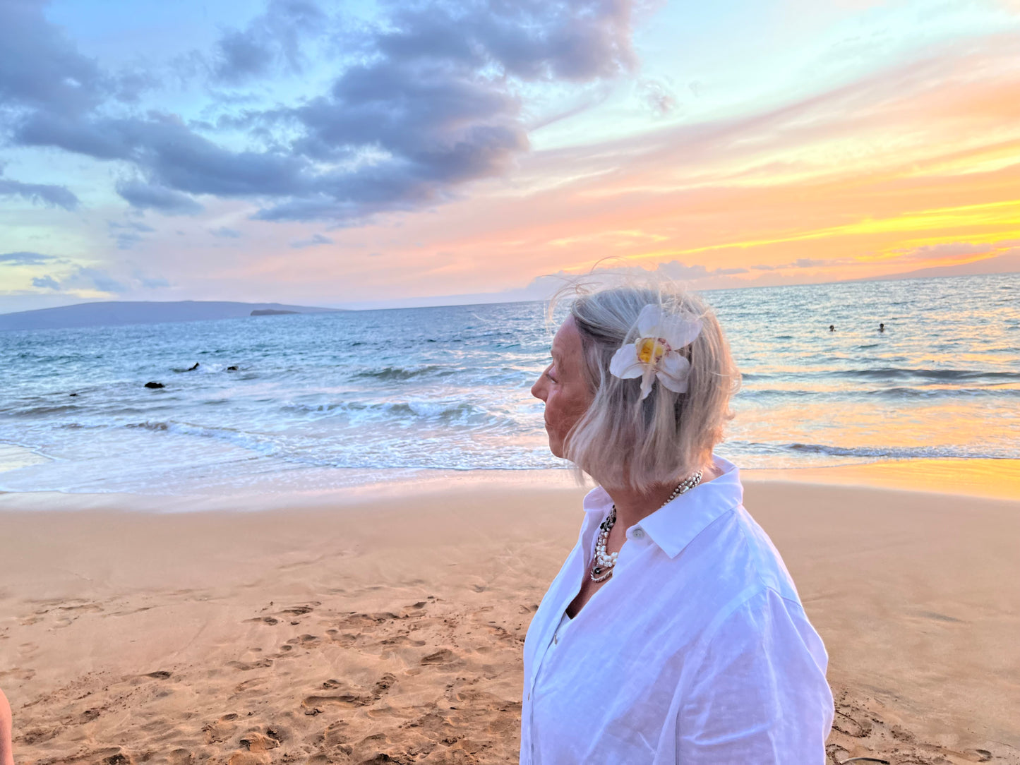 "Chloe" Clip Pink Vanda Orchid Pinch Clip 3 1/2". Lifelike Orchid! Get ready for compliments. Bendable Petals