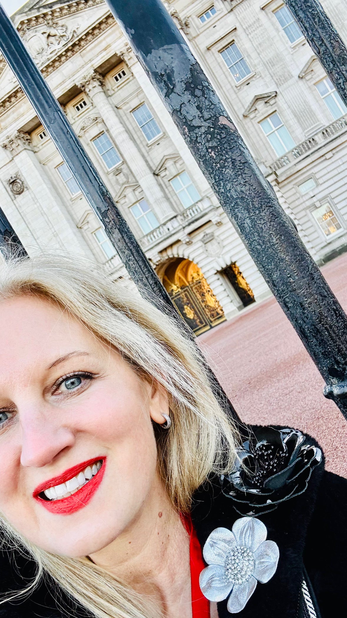 Karin's Garden 2 1/2" Danica Silver Glam Leather Crystal Daisy Pin & Clip. Crystal Center. Made in the USA with Love