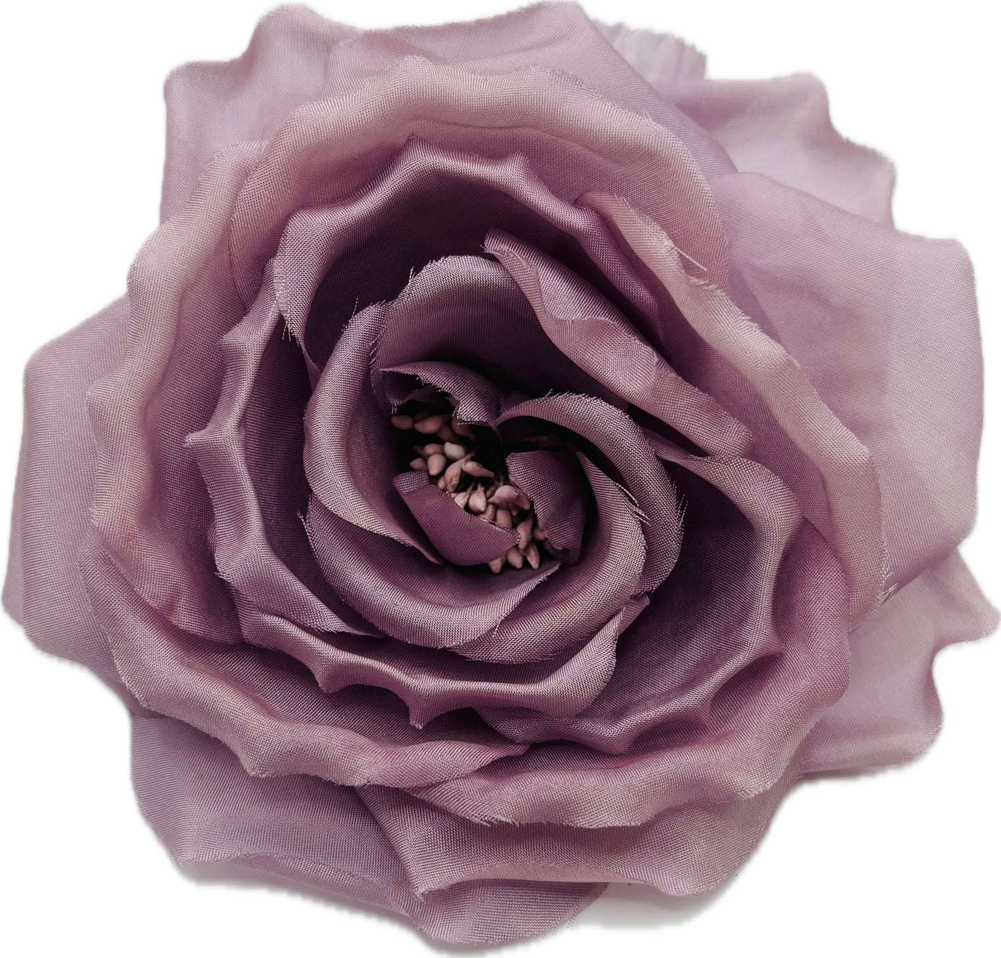 Lainey Silk Cabbage Rose Pin & Clip, 4.5"