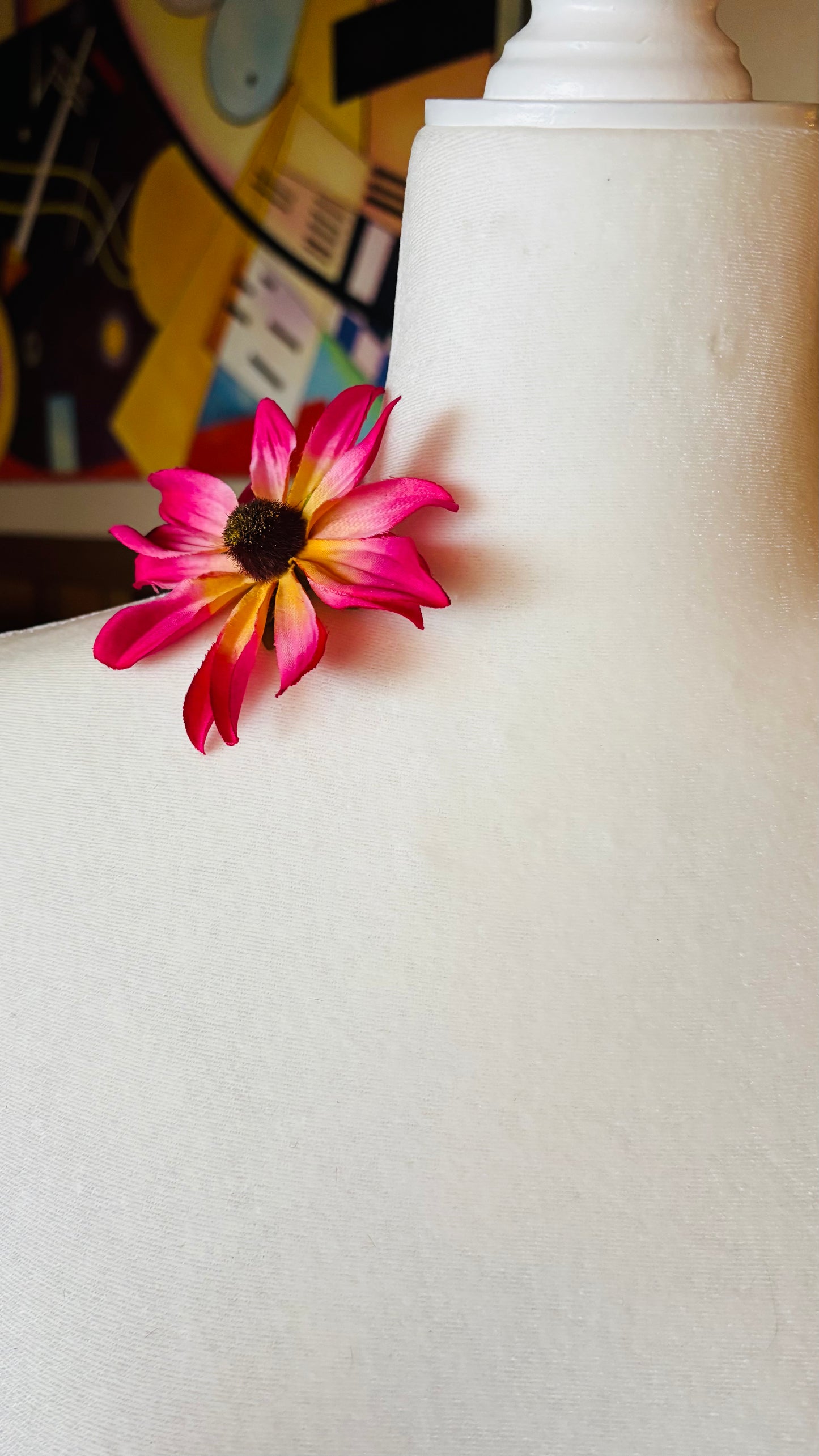 Maryland Yellow Black-Eyed Susan Brooch & Clip, 3.5"
