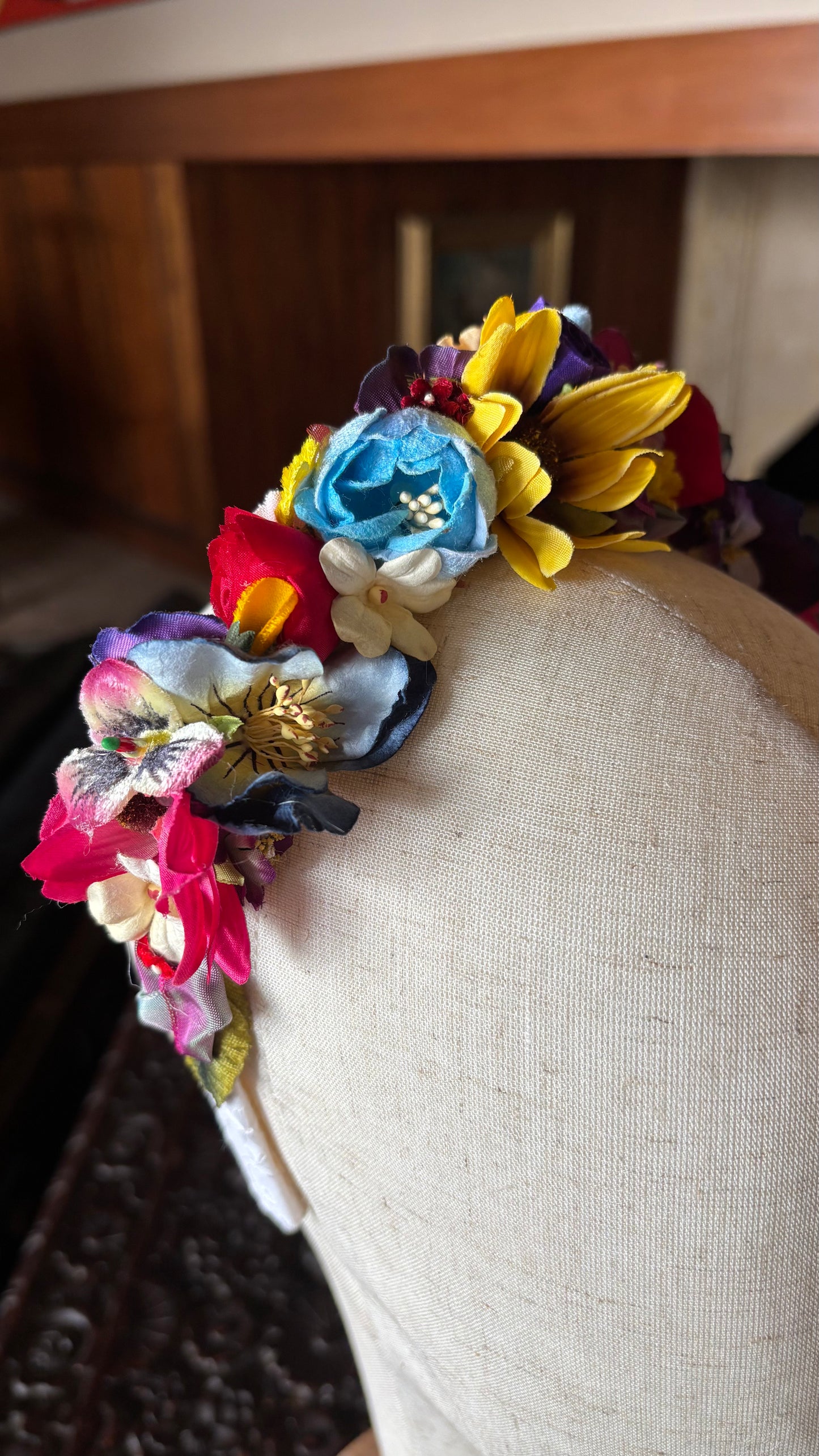 Mar-a-Lago Club One-of-a-Kind Multicolour Floral Headband, 1"