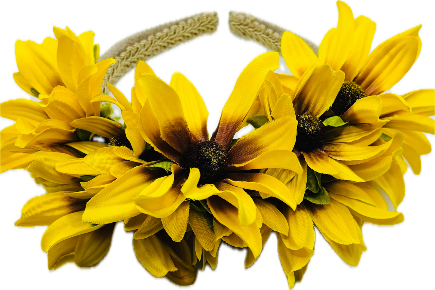 Drew's Daisies Yellow Black-Eyed Susan Headband, 1" – Handmade