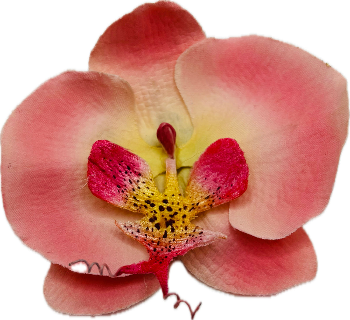 Stella Pink Phalaenopsis Orchid Hair Clip – Handmade