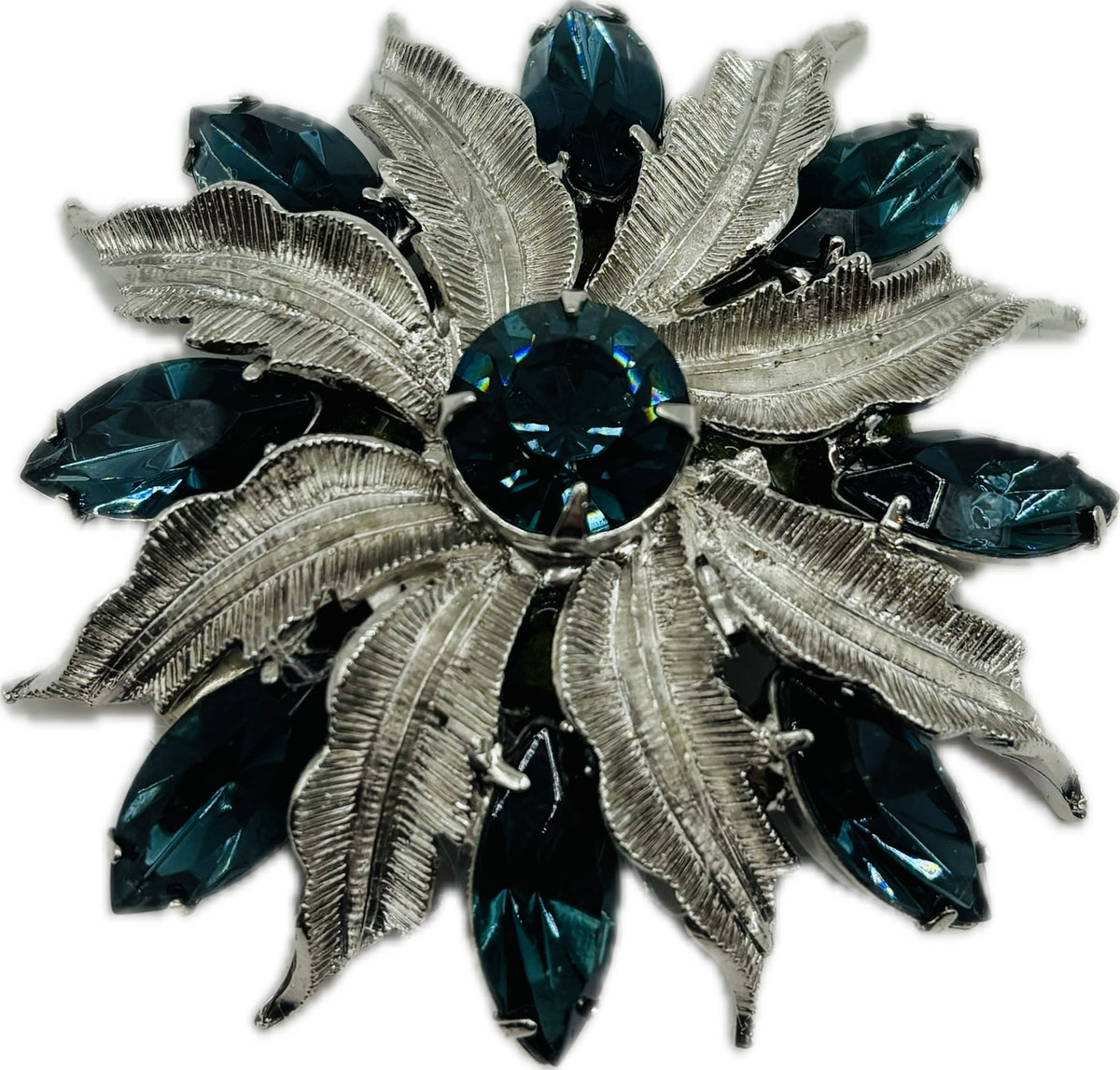 Ingrid Blue Brooch, 2"