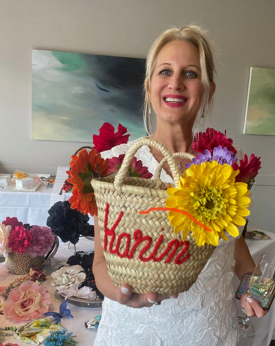 Karin's Garden “Drew B.”4" Pink Life Like Gerbera Daisy Pin or Clip into Hair or onto Lapel - Wear on a Hat - One of our top sellers!