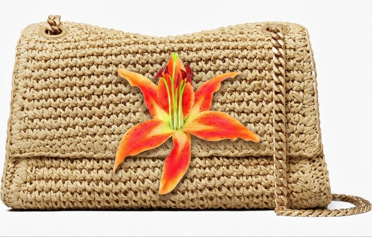 Martha White Life like Tiger Lily pinch clip Wear in your hair on your tropical vacation Clip to your sundress clip to your wristlet handbag or hat Life like and bendable petals