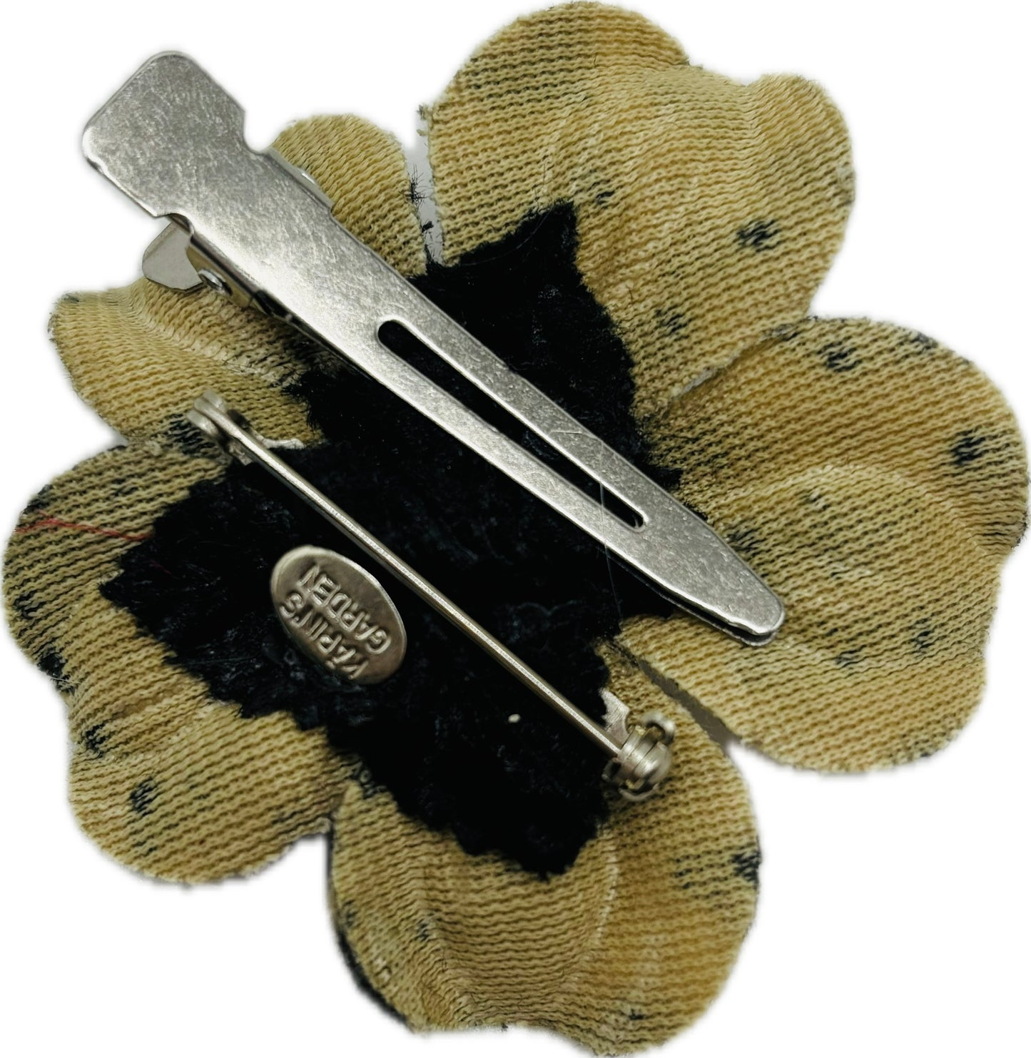 Baby Big Sky Rodeo Glam Faux Fur Leopard Crystal Star Pin & Clip