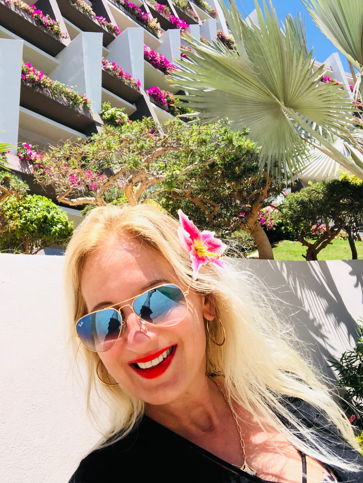 Karin’s Garden Ophelia Fuchsia 3” Tiger Lily Pinch Clip with Crystals. Life Like Lilies