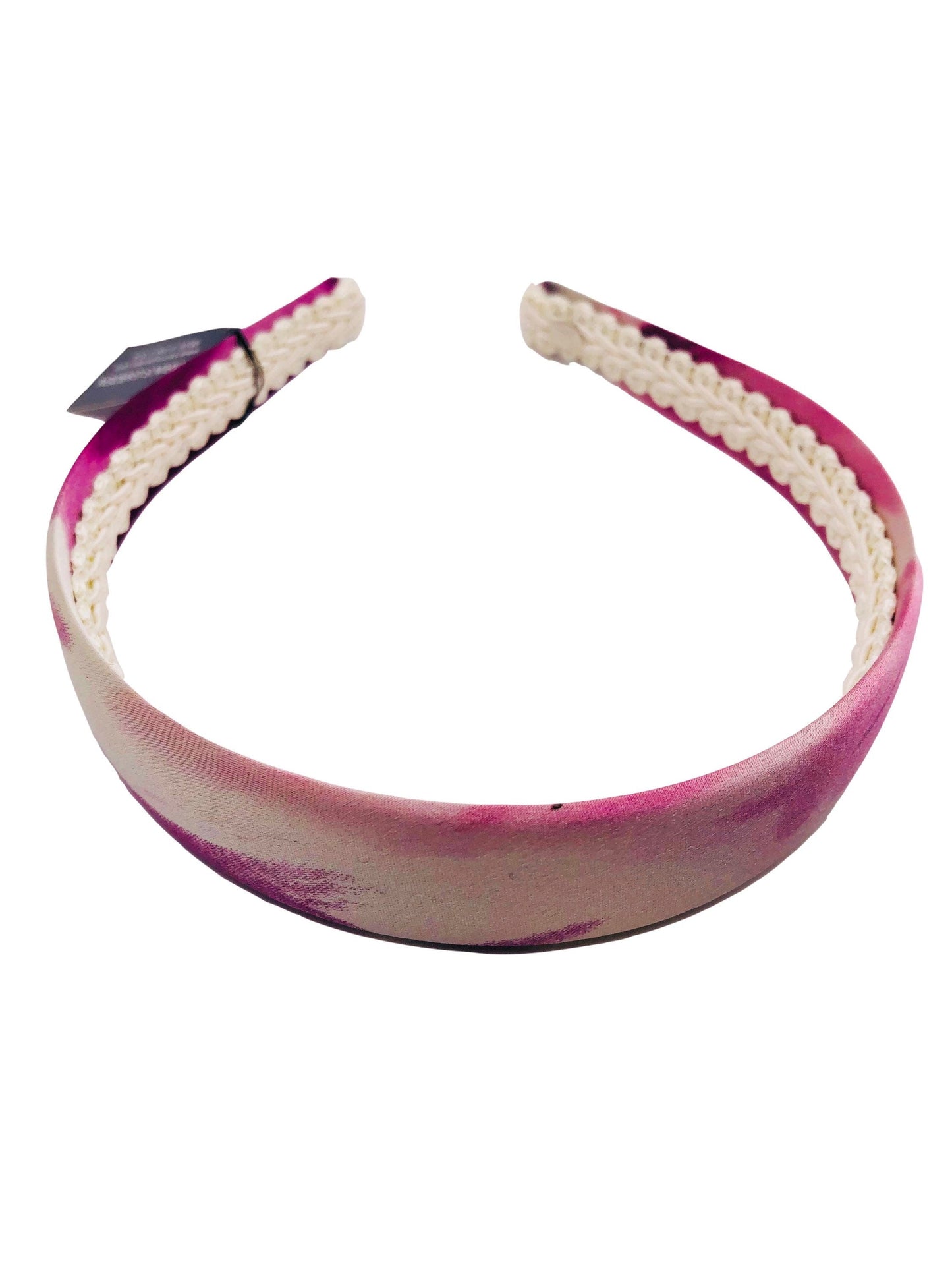 Karin's Garden 1" Tie Dye Look Silk Headband. Handmade in the USA