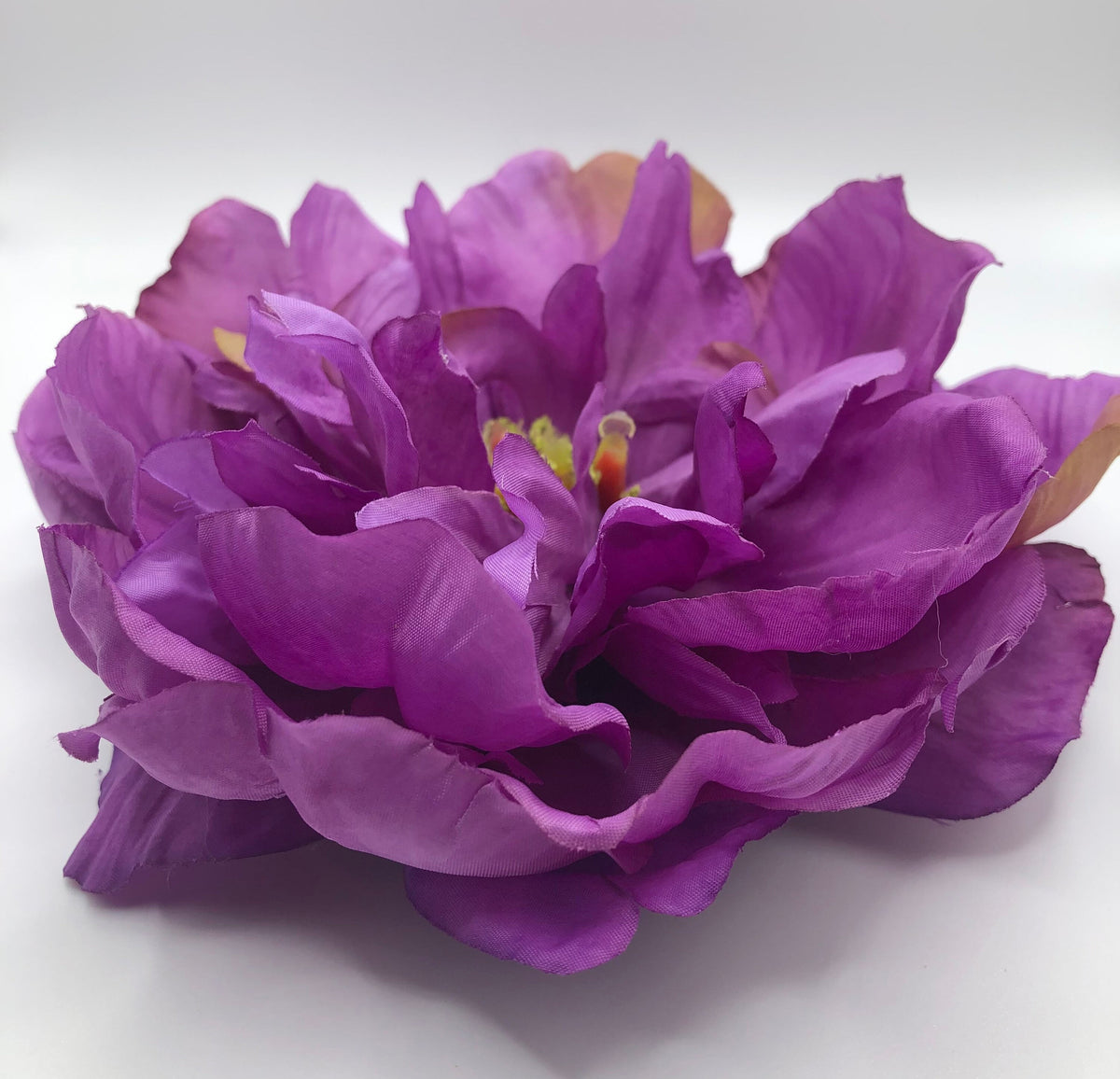 The Adele Lavender Peony Pin-Clip Duo, 7"