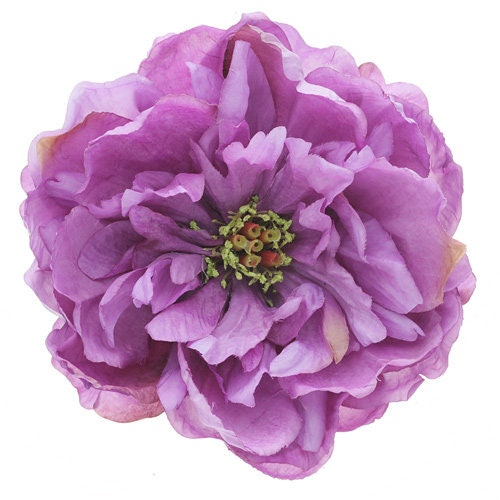The Adele Lavender Peony Pin-Clip Duo, 7"