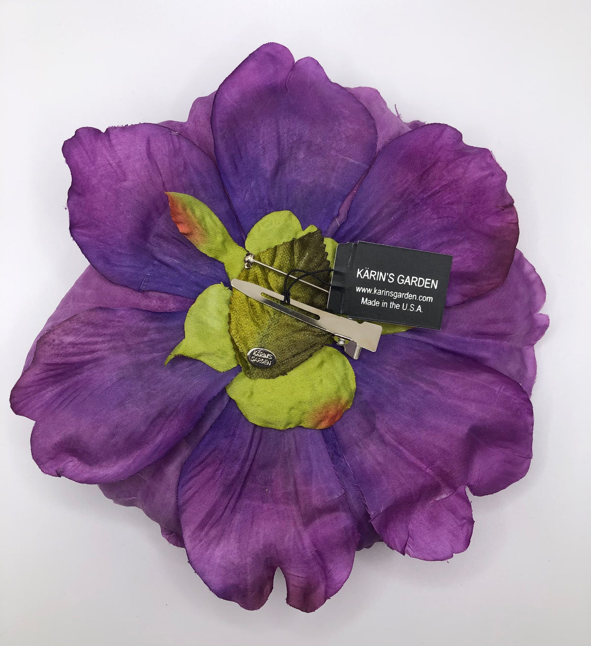 The Adele Lavender Peony Pin-Clip Duo, 7"