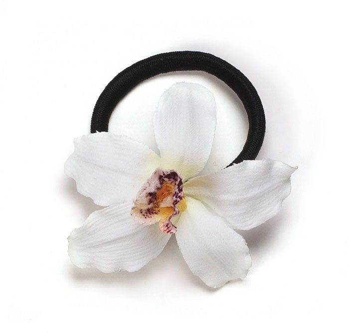 Margaret Pink Mini Vanda Orchid Hair Elastic, 2" – Henri Bendel