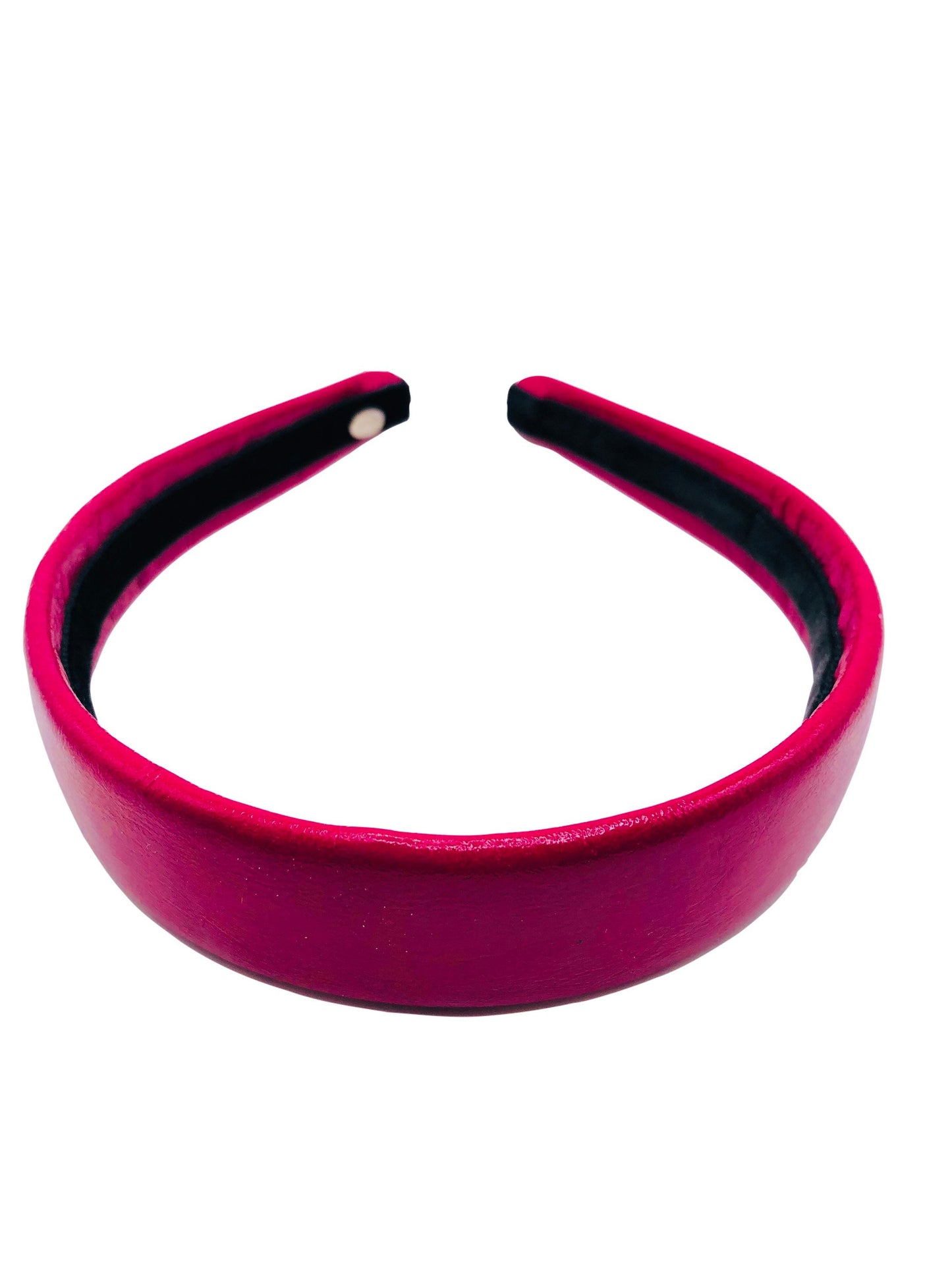 Lime & Fuchsia Patent Leather Headband. Karin's Garden 1" Handmade in the USA.