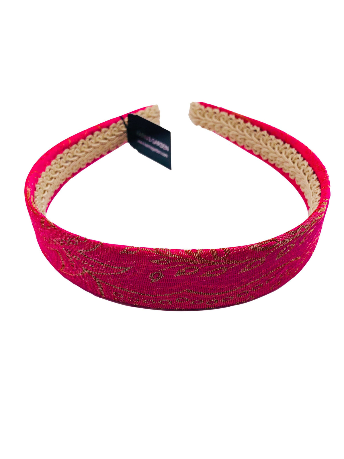 Sari Silk Headband, 1" – Fabric from Delhi