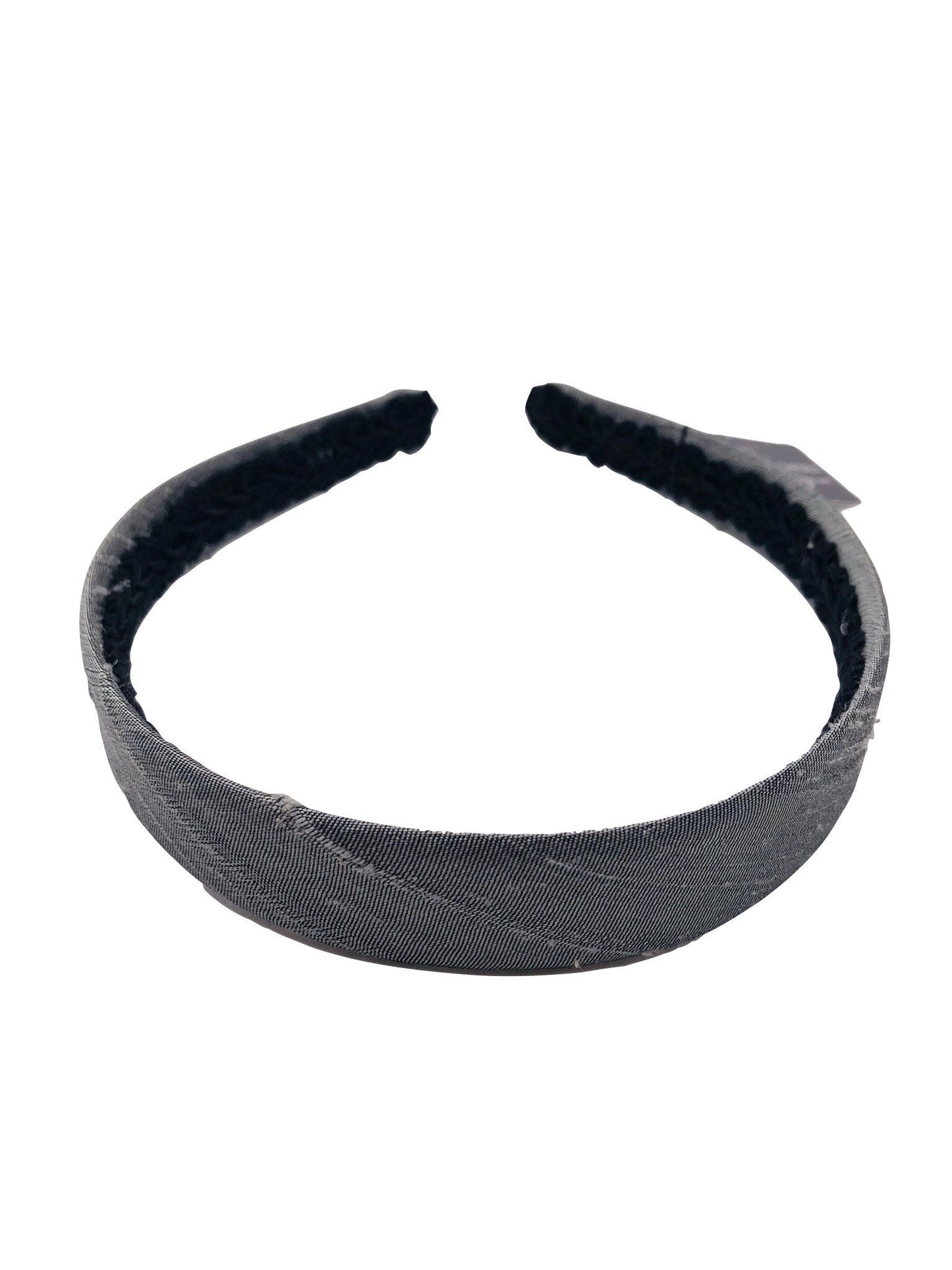 "Luxor" Silk Dupioni Bronze Gold and Pewter Headband. Karin's Garden 1" Handmade in the USA. Comfortable fit