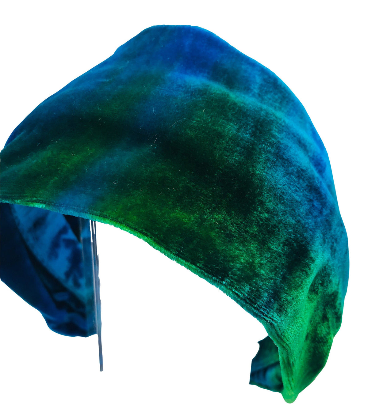Velvet Tie-Dye Look Scarf Headband, 3" – Handmade