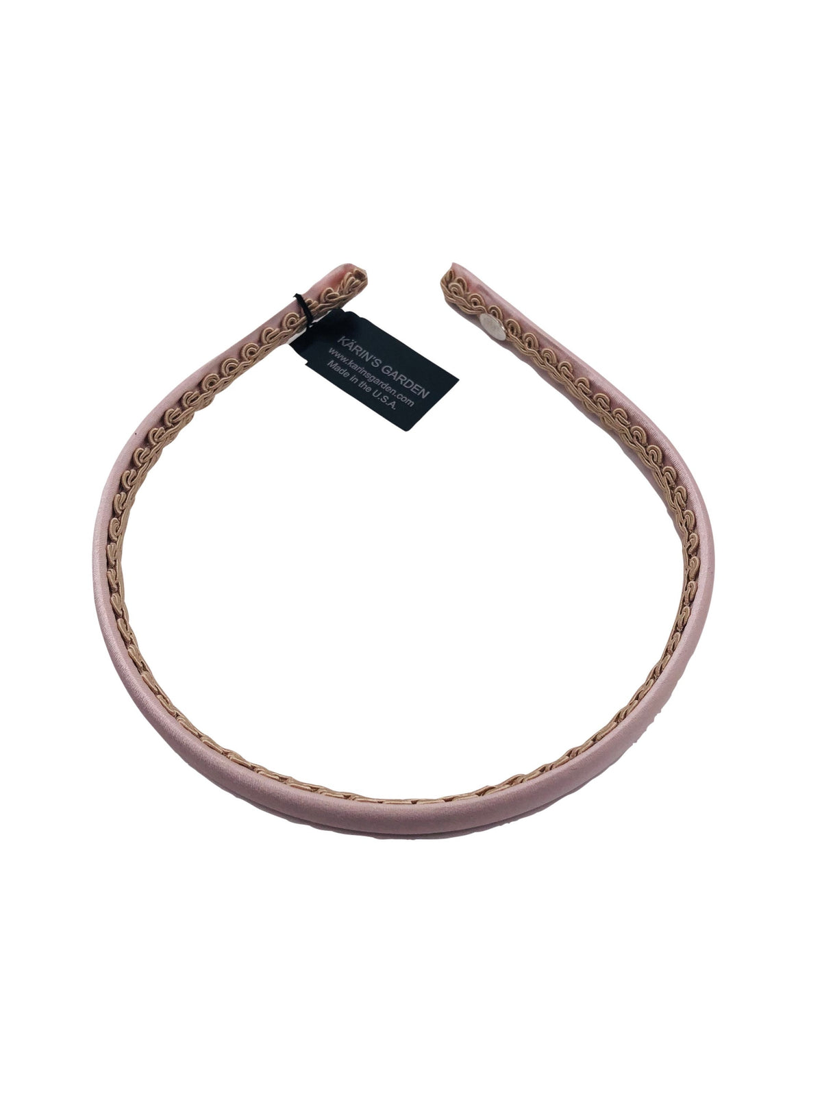 Drew Silk Charmeuse Skinny Headband, 1/2" – Handmade
