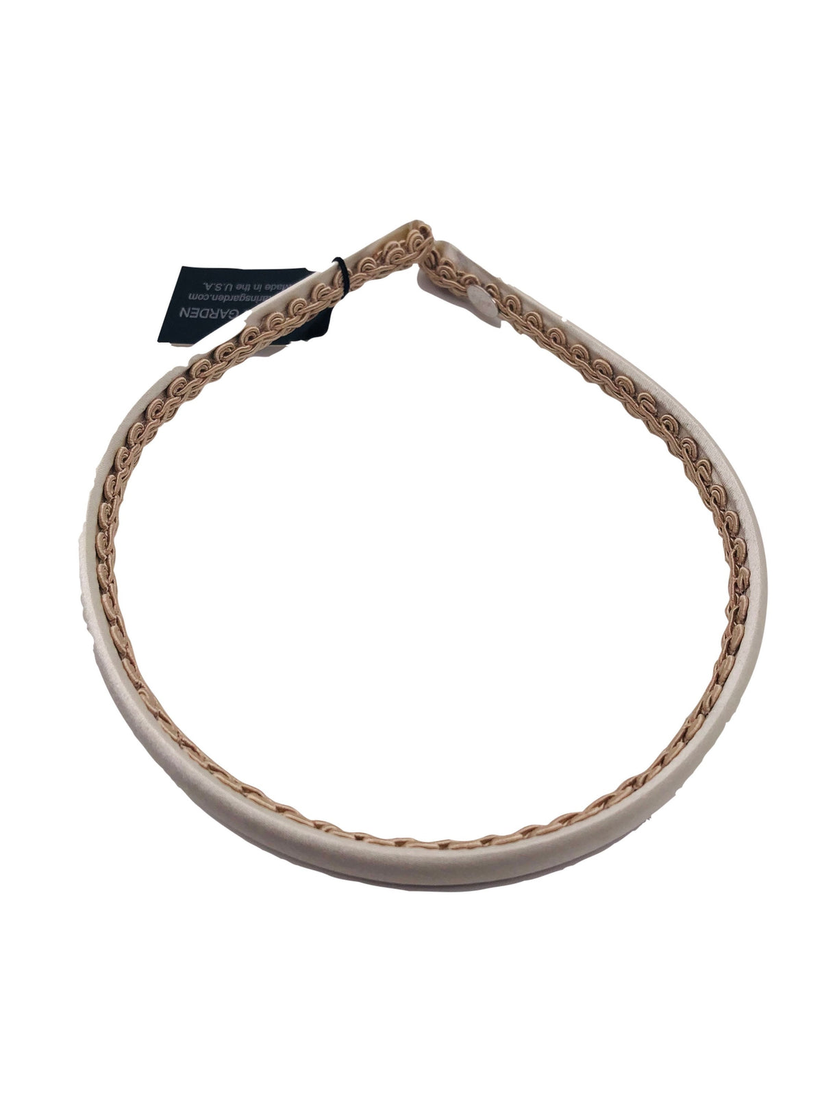 Drew Silk Charmeuse Skinny Headband, 1/2" – Handmade