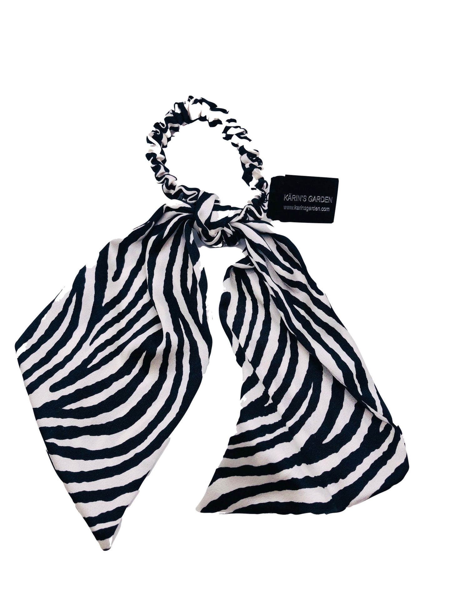 Karin's Garden Zebra Silk Elastic. Handmade in the USA