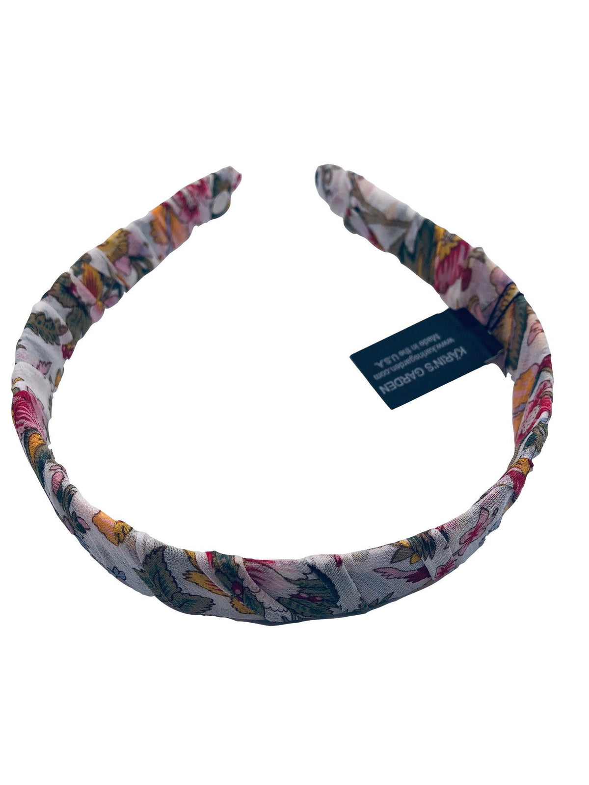 Silk Chiffon Floral Headband, 1" – Handmade