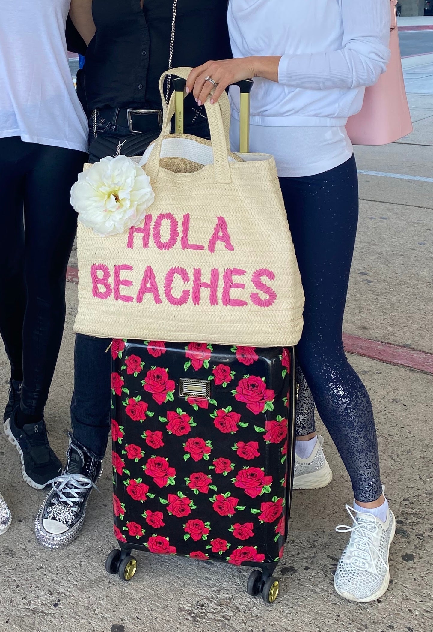 Karin's Garden 7" "The Adele" Life like peony pin-clip duo. Flower Pin or Flower Hair Clip - Peony Accessory - Sex And The City