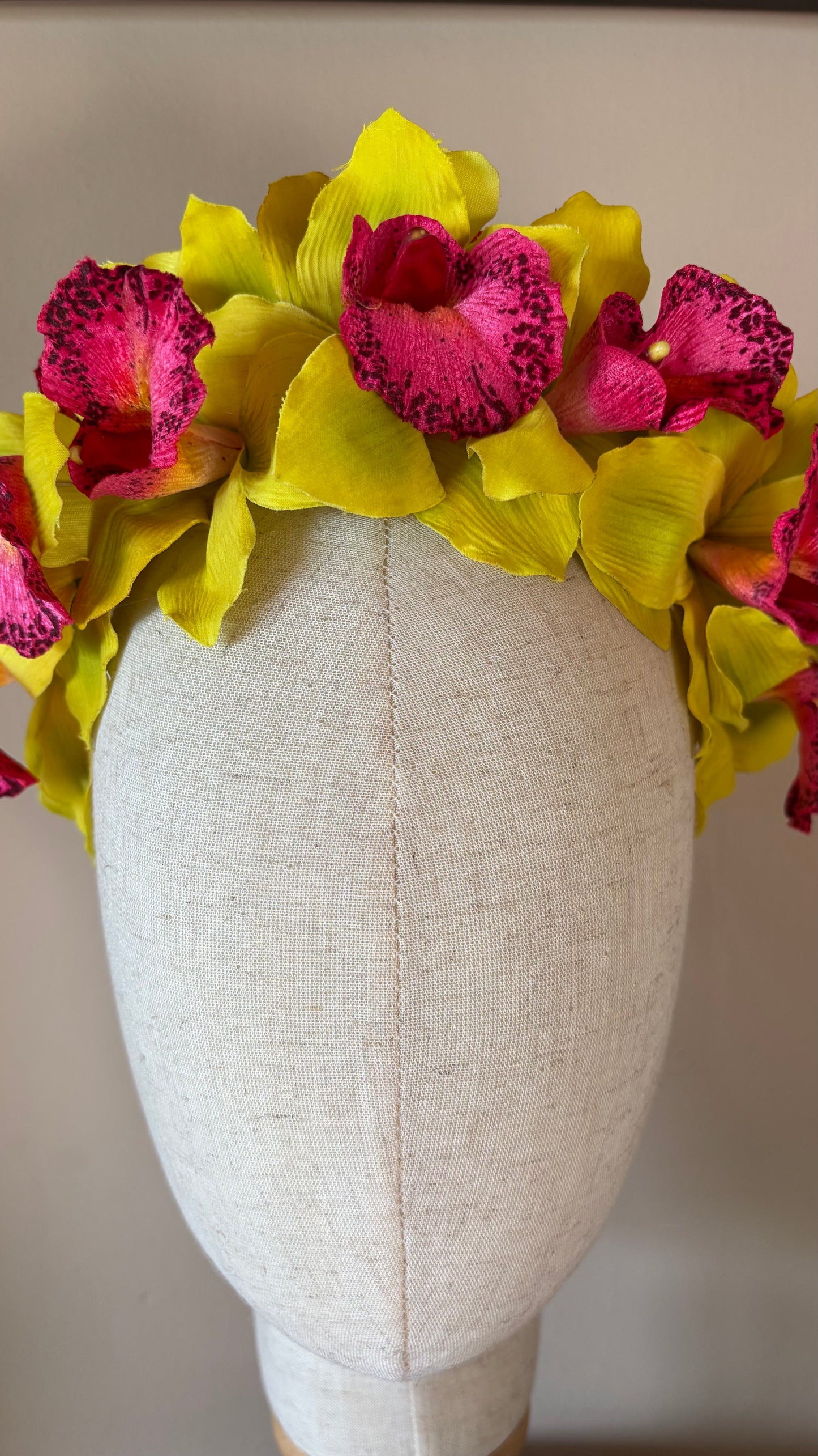 Karin’s Garden “Chloe” Vanda Orchid Headband – Couture Floral Statement Headpiece | Handmade in USA