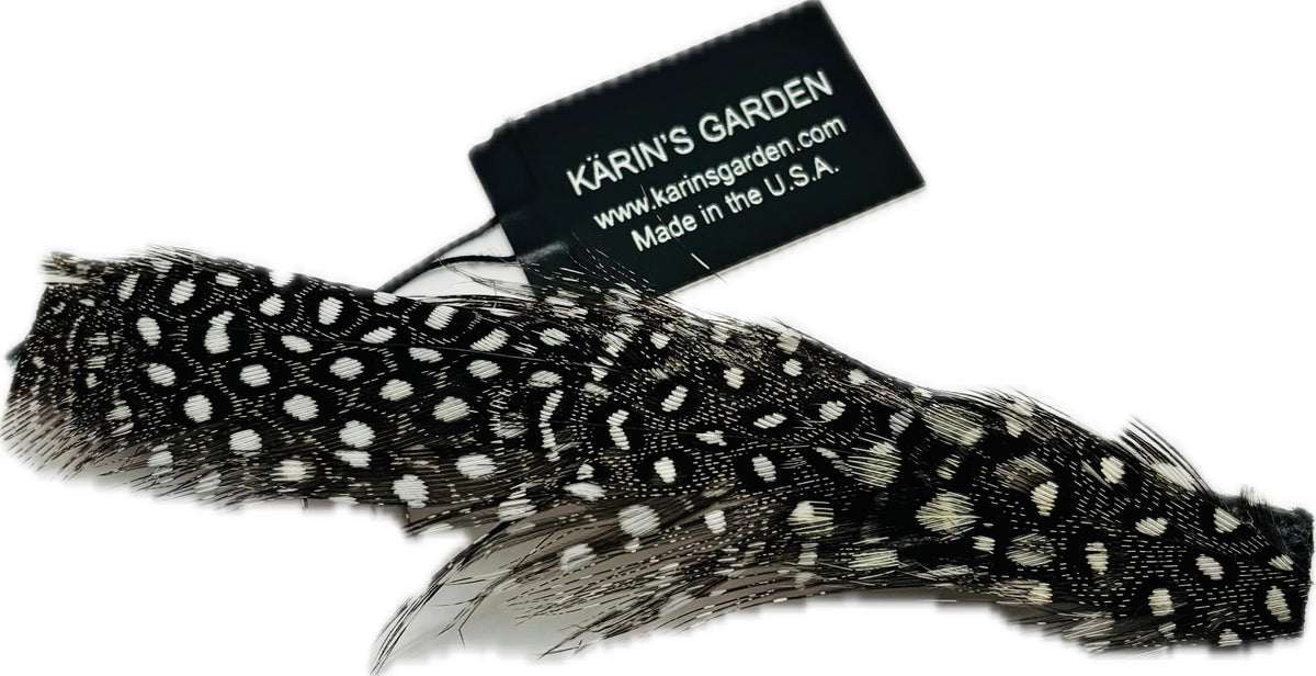 Skinny Feather French Auto Barrette.  Made in the USA