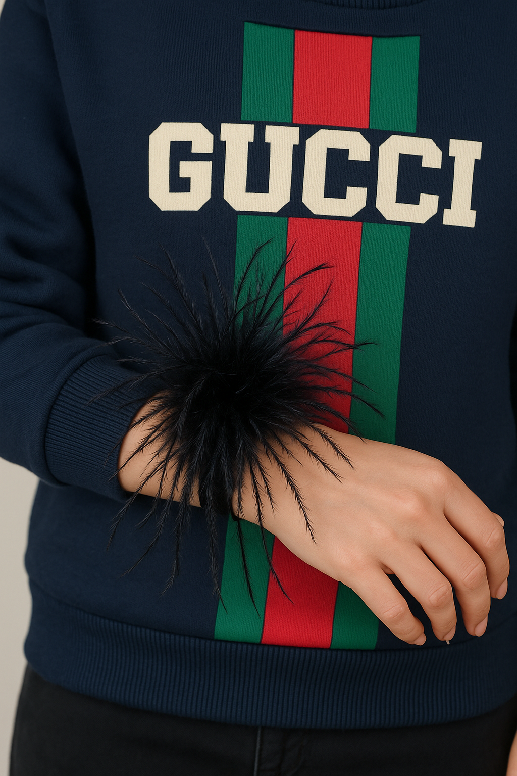 "Dietrich" Petite Ostrich Pin & Clip in Velvet Aubergine. Made in the USA. Genuine Ostrich. Available in many colors.  Available in Petite