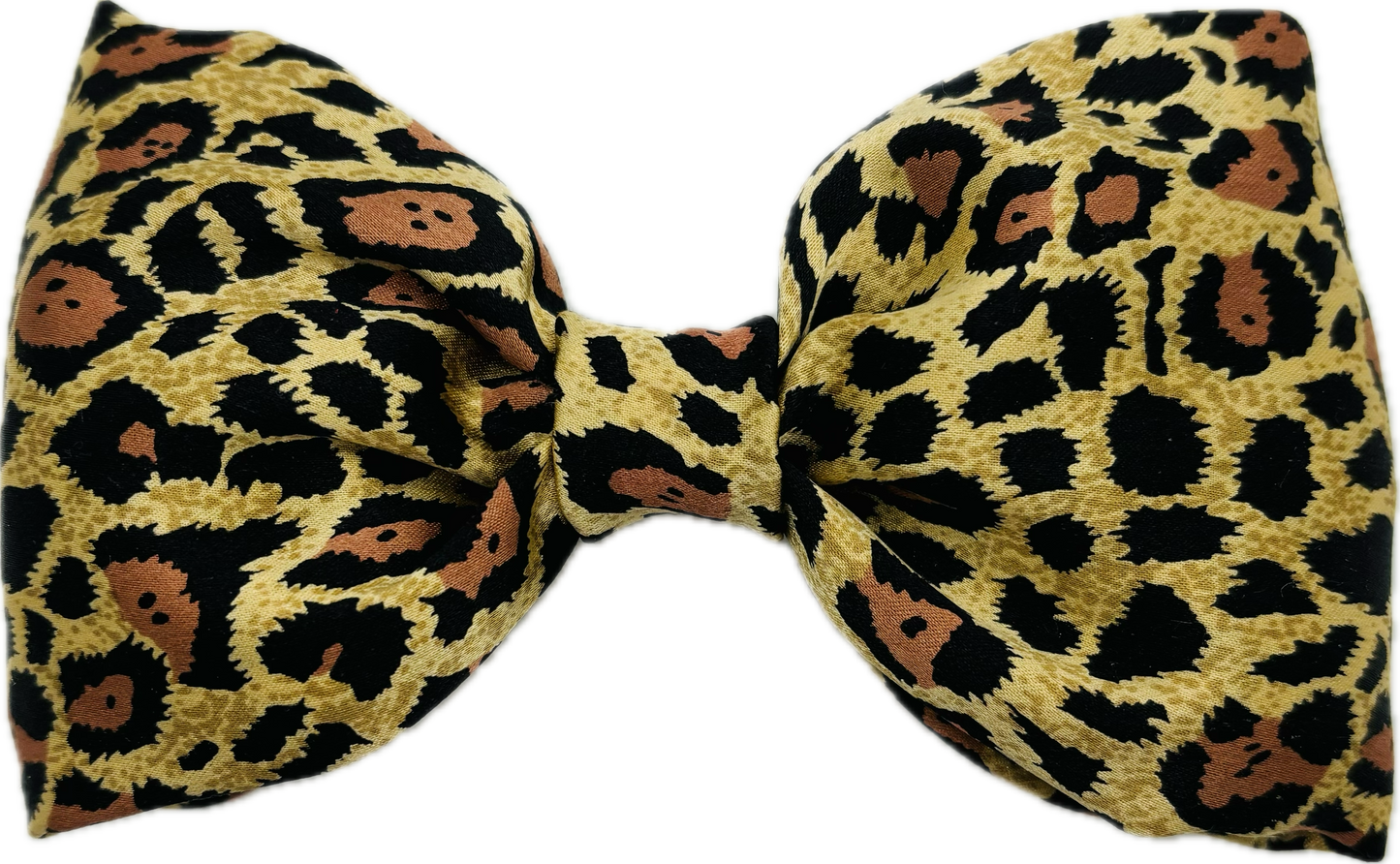 Karin’s Garden Siena Silk Leopard Print Bow Barrette