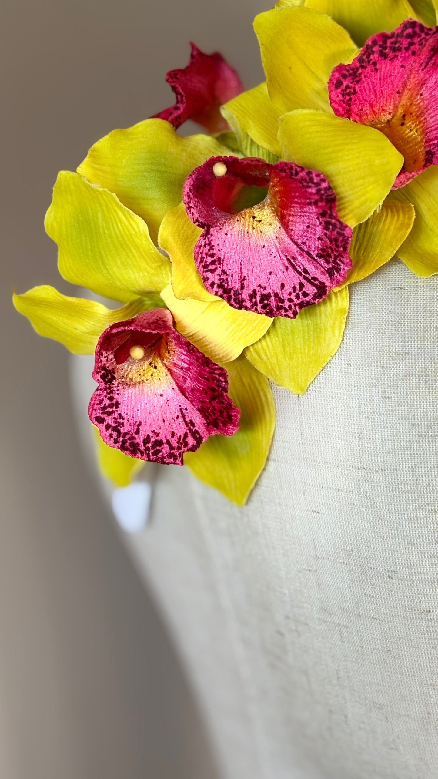 Karin’s Garden “Chloe” Vanda Orchid Headband – Couture Floral Statement Headpiece | Handmade in USA