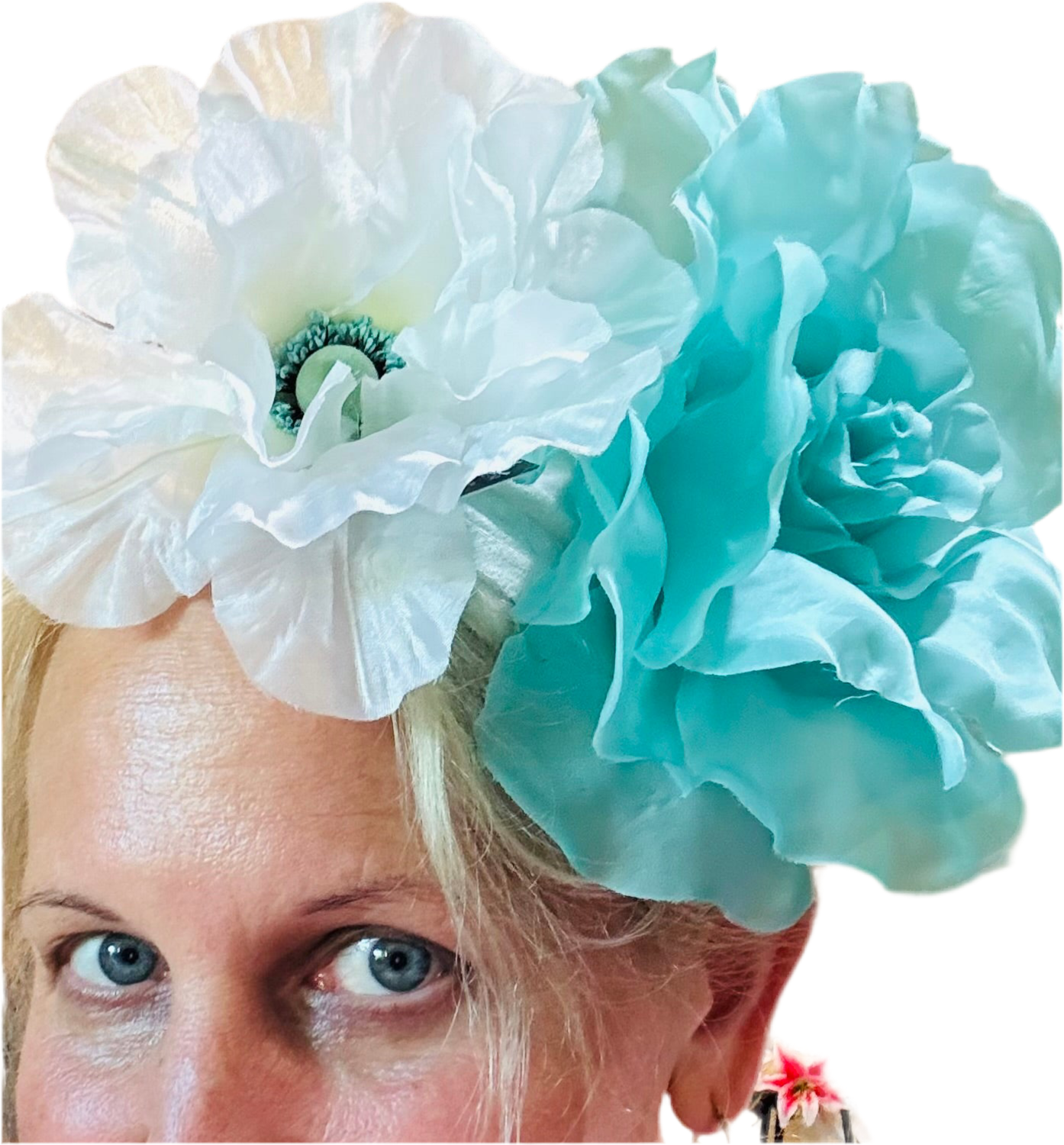 Karin's Garden 8" "Jolie” Silk Elegant Romantic Rose Pin & Clip.  A Statement Flower