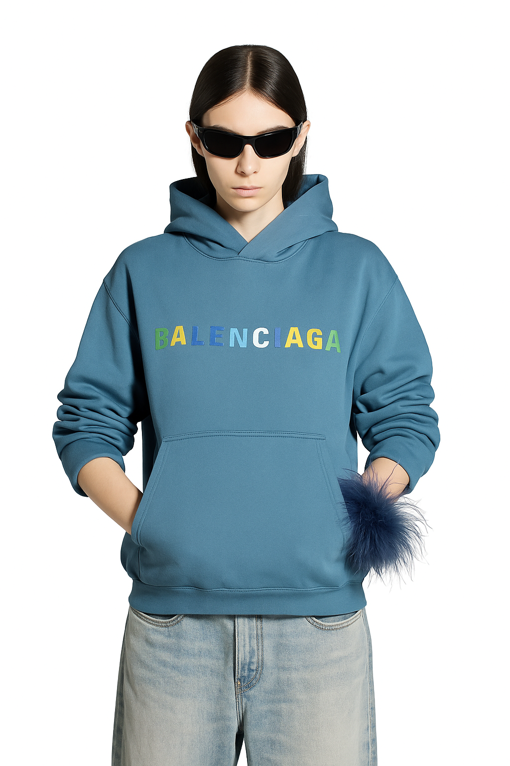 "Dietrich" Petite Ostrich Pin & Clip in Velvet Aubergine. Made in the USA. Genuine Ostrich. Available in many colors.  Available in Petite