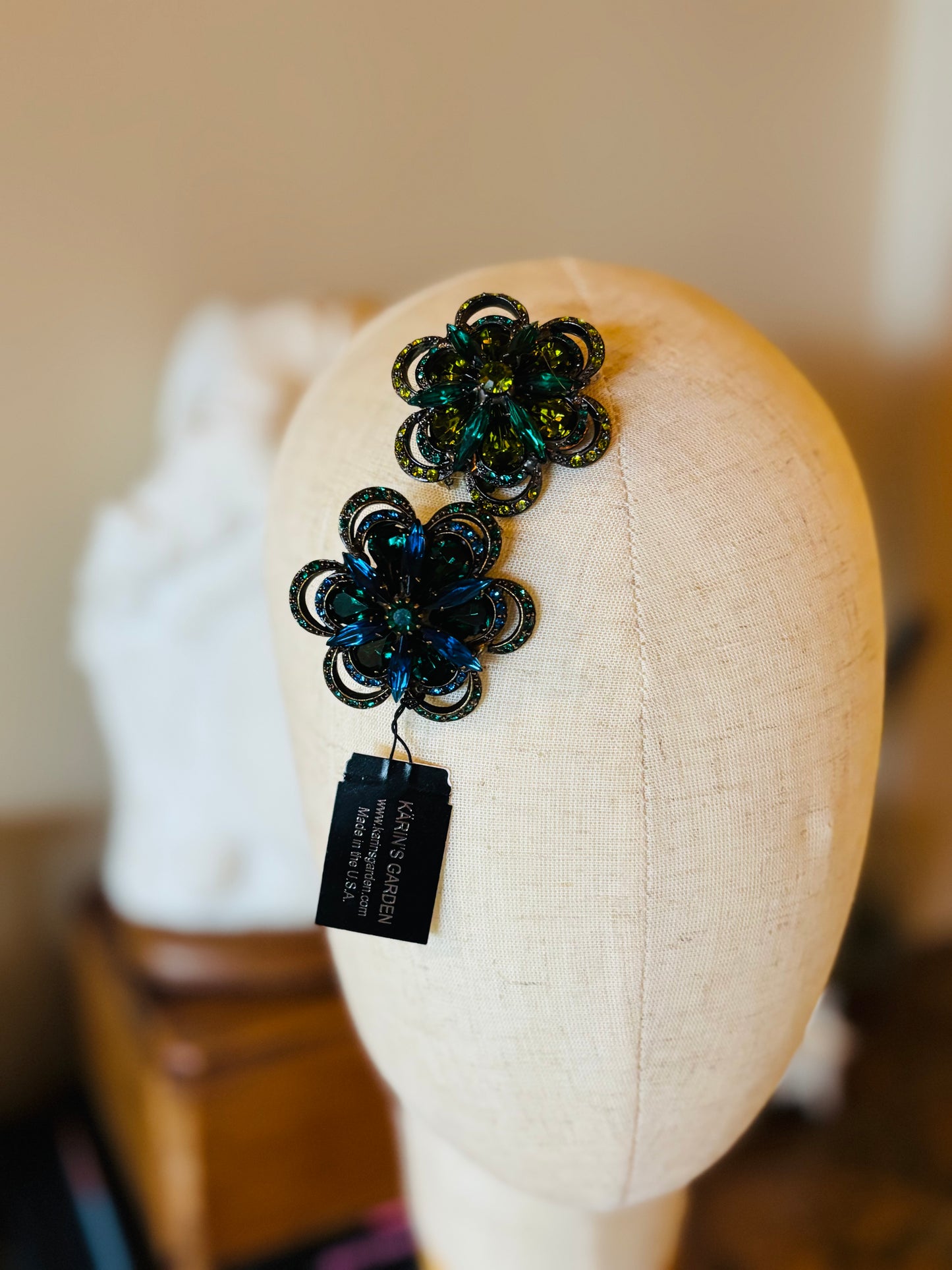 “Mae” Brooch in Tan Pink.  Made in the USA.  Pin to your lapel, dress, scarf, hat and more