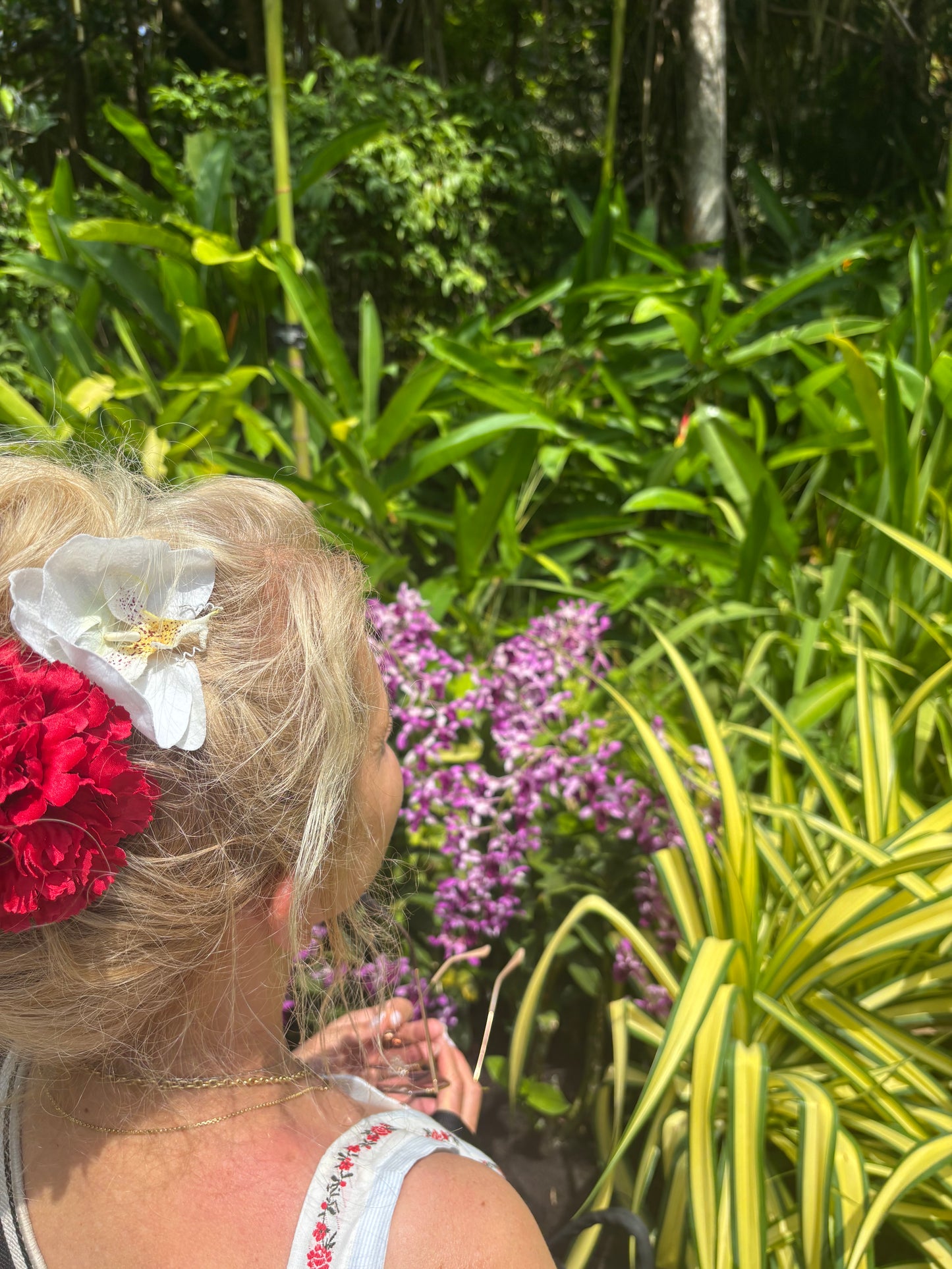 "Stella" Phalaenopsis Lime Green Orchid Clip Easy Pinch Clip Karin's Garden Style Handmade in the USA As Seen In: Cosmopolitan Magazine