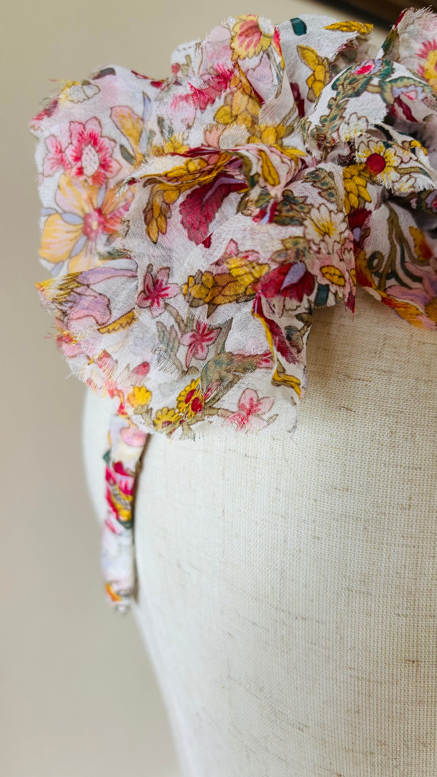 Rosamund Silk Organza Roses | Garden Party Floral Statement Headpiece | Handmade in the USA