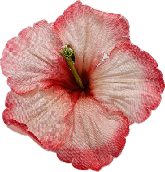 "Coral" 3" Pink Amaryllis Brooch and Clip.  Pin or Clip to hair, lapel, dress, handbag, hat and more.