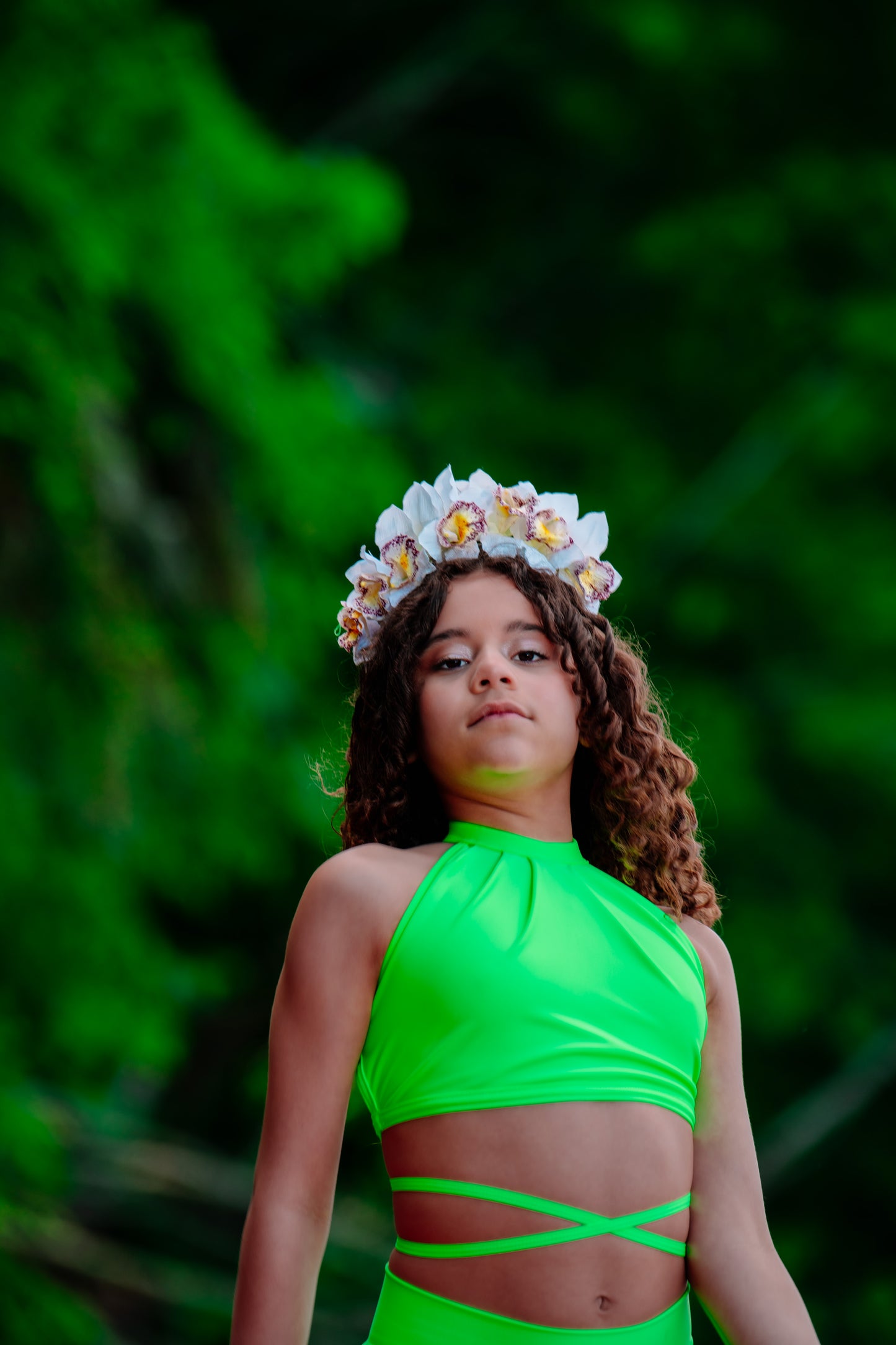 Karin’s Garden “Chloe” Vanda Orchid Headband – Couture Floral Statement Headpiece | Handmade in USA