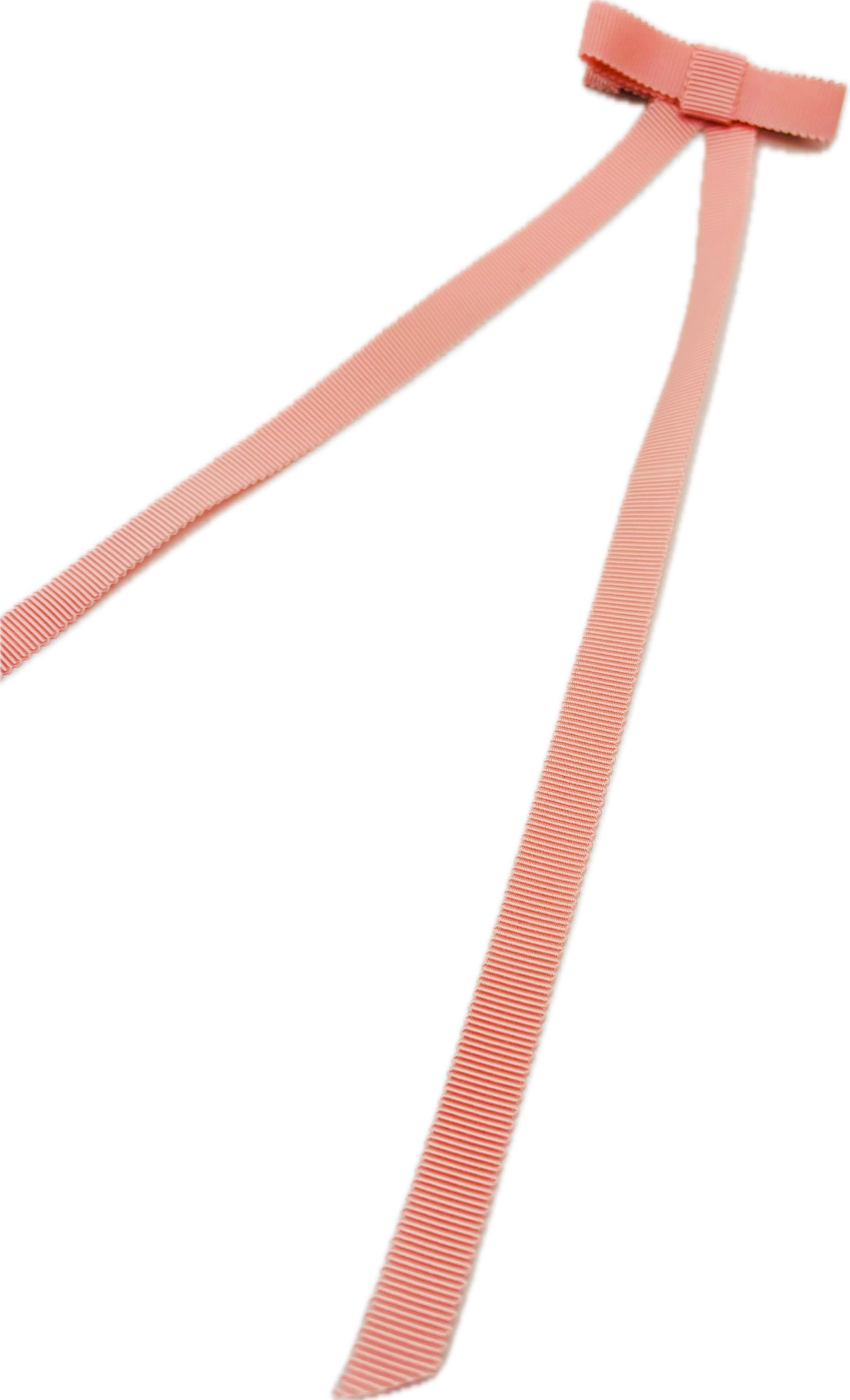 Karin’s Garden Ultra Mini Pink 2” Coquette Grosgrain Bow Pinch Clip