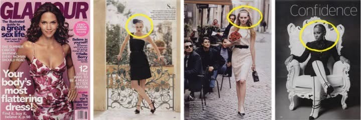Glamour coverage clipping