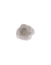 Karin's Garden 3" Classic Silk Satin Camellia Flower Pin Brooch Pin White Clip Flower clip or Flower pin.  Made in the USA