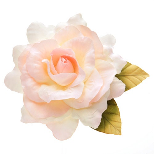Karin's Garden Épingle à roses en faux suède de 17,8 cm. Épingle à fleurs. Accessoire pour cheveux fleuris. Comme on le voit dans les magazines de mode.